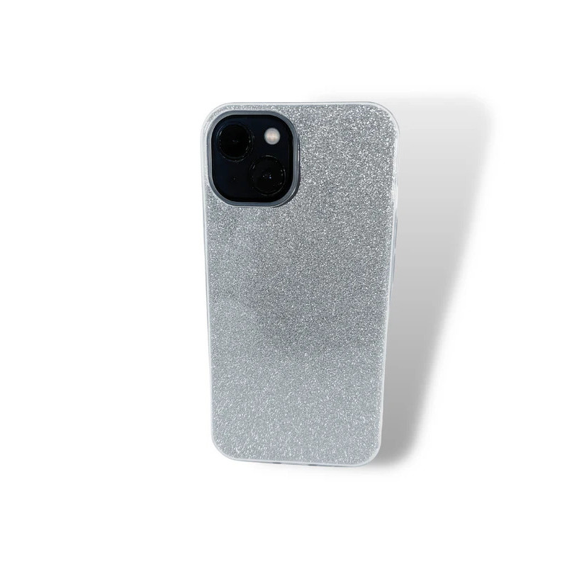 Coque paillettes argent iPhone 11