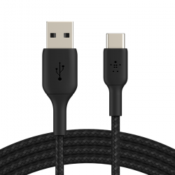 Câble USB vers USB-C tressé 1m - Boost Charge - Belkin